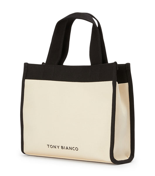 Accesorios Tony Bianco Teagan Black/Beige Tote Bag Negras Beige | CRIIZ46284