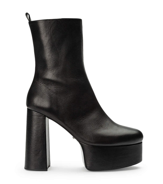 Botas Plataforma Tony Bianco Tyra Black Como 12cm Negras | CRNEJ82409