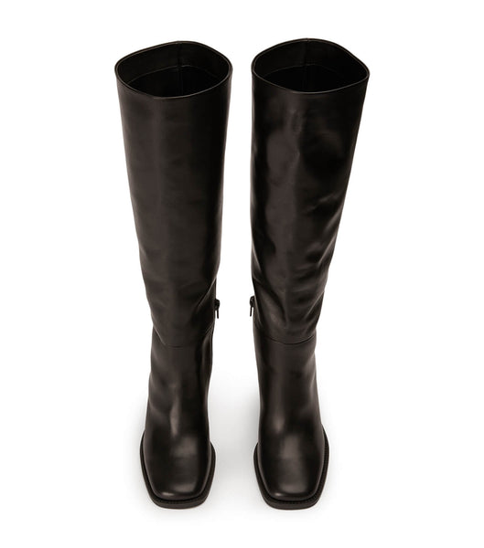 Botas de Tacon Tony Bianco Asher Black Como 8.5cm Negras | CRZDE14309