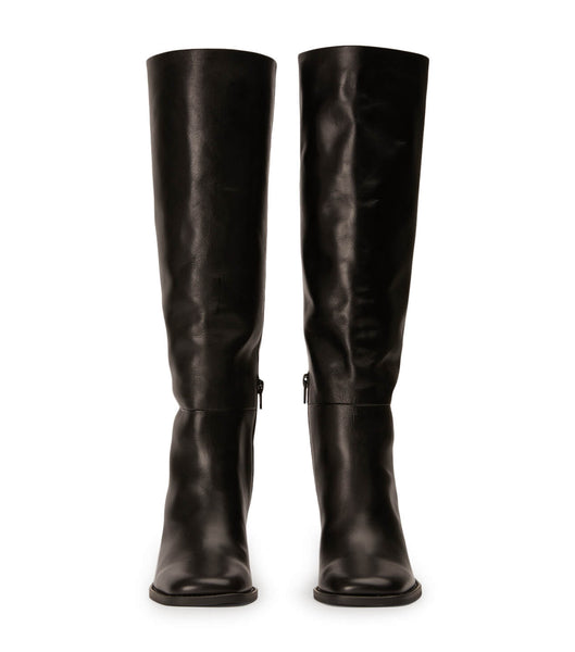 Botas de Tacon Tony Bianco Asher Black Como 8.5cm Negras | CRZDE14309