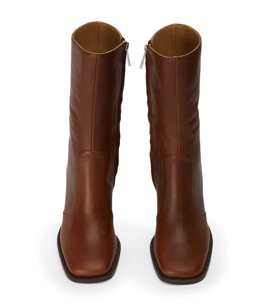 Botas de Tacon Tony Bianco Atlanta Cognac 8.5cm Marrones | YCRVQ19877