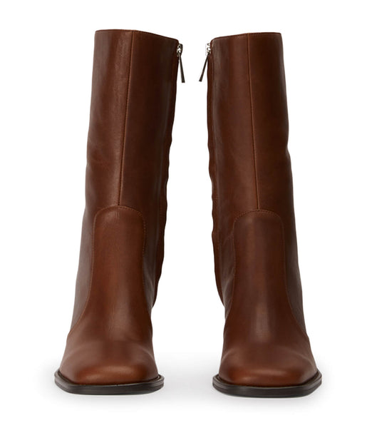 Botas de Tacon Tony Bianco Atlanta Cognac 8.5cm Marrones | YCRVQ19877