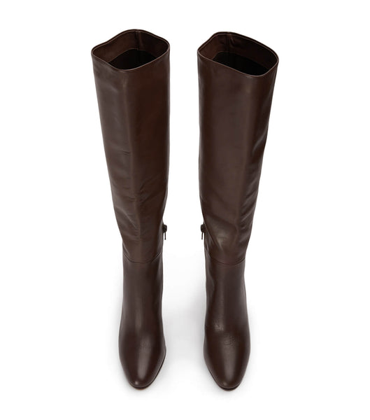 Botas de Tacon Tony Bianco Boss Choc Como 9.5cm Chocolate | DCRKV92921