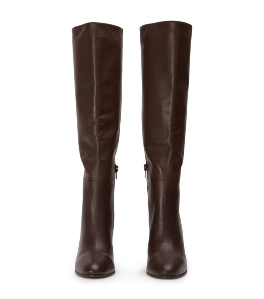 Botas de Tacon Tony Bianco Boss Choc Como 9.5cm Chocolate | DCRKV92921