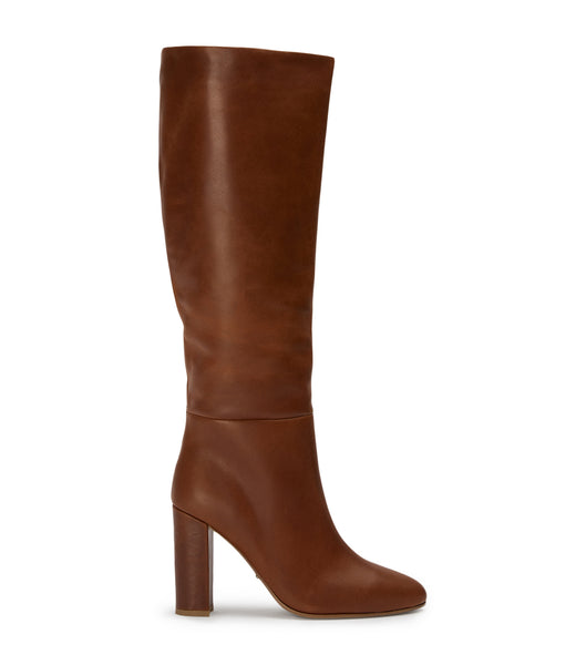 Botas de Tacon Tony Bianco Boss Cognac 9.5cm Marrones | UCRND37076