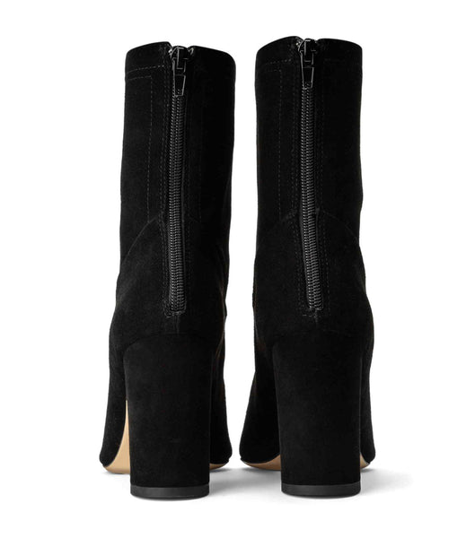 Botas de Tacon Tony Bianco Ellie Black Suede 8.5cm Negras | CRXBR91210