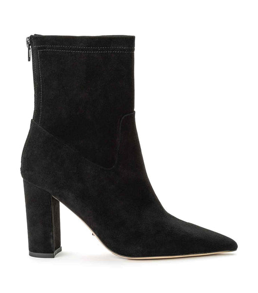 Botas de Tacon Tony Bianco Ellie Black Suede 8.5cm Negras | CRXBR91210