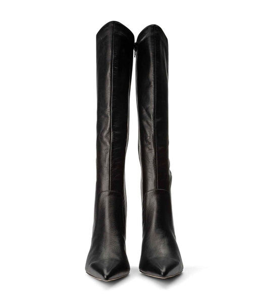 Botas de Tacon Tony Bianco Epic Black Venice 8.5cm Negras | CRJZR59111