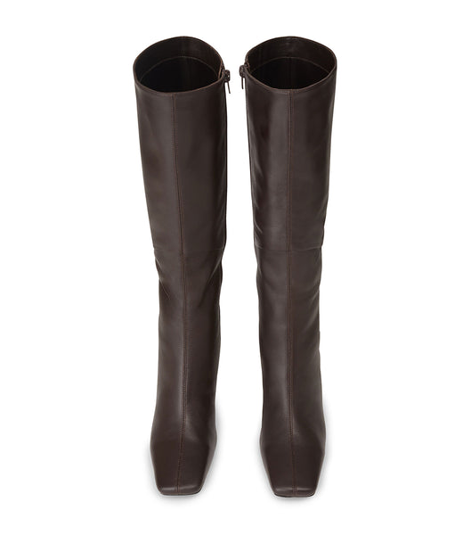 Botas de Tacon Tony Bianco Fantasy Chocolate Nappa 8cm Chocolate | ECRHC50852