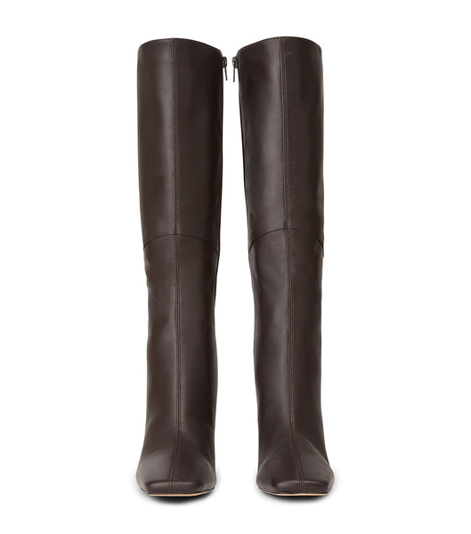 Botas de Tacon Tony Bianco Fantasy Chocolate Nappa 8cm Chocolate | ECRHC50852