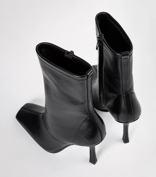 Botas de Tacon Tony Bianco Halsey Black Como 10.5cm Negras | ACRDF48591