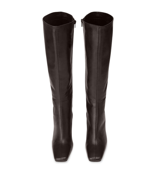 Botas de Tacon Tony Bianco Havana Chocolate Nappa 10.5cm Chocolate | ACRWC30394