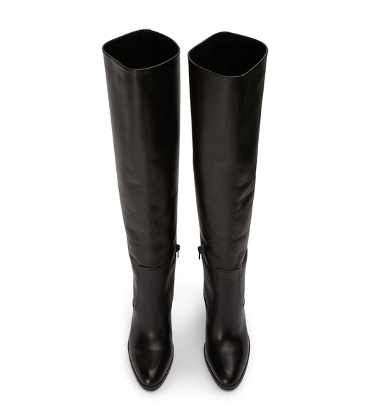 Botas de Tacon Tony Bianco Hot Black Como 10.5cm Negras | QCRWA45026