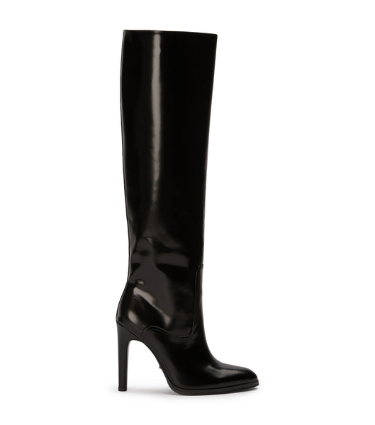 Botas de Tacon Tony Bianco Hot Black Como 10.5cm Negras | QCRWA45026