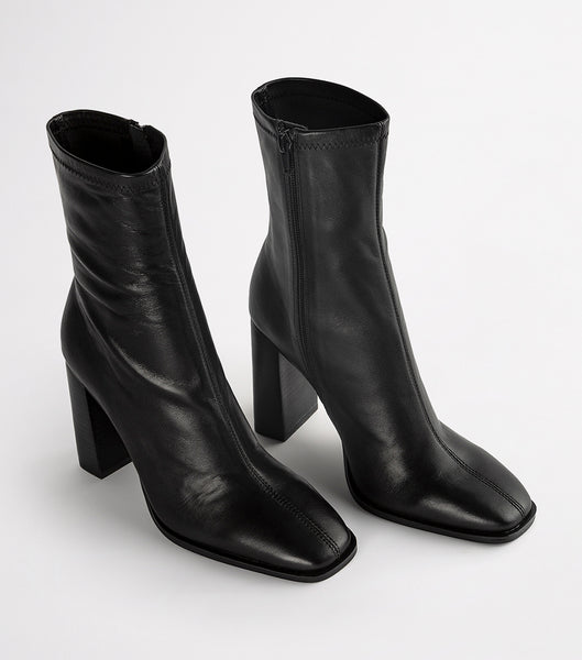 Botas de Tacon Tony Bianco Ines Black Como 10cm Negras | XCRBH98313