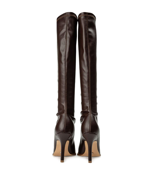 Botas de Tacon Tony Bianco Knight Choc Venezia 9.5cm Chocolate | QCRWA68080