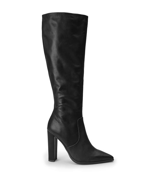 Botas de Tacon Tony Bianco Lucille Black Venice 10.3cm Negras | CRJZR71656