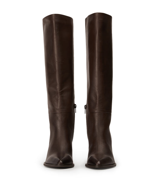 Botas de Tacon Tony Bianco Peppe Choc Como 7.5cm Chocolate | CRJBT94268