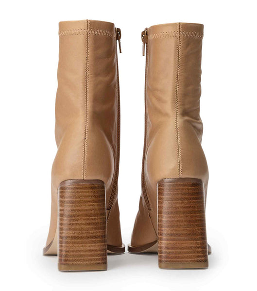 Botas de Tacon Tony Bianco Rover Caramel Venice 8.5cm Beige | CRNEJ22227