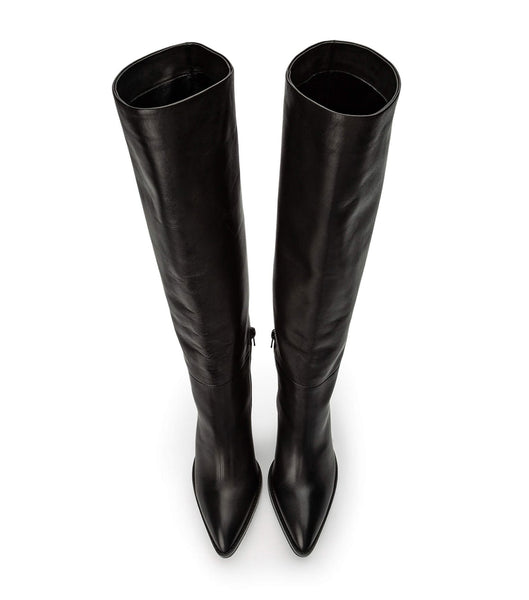 Botas de Tacon Tony Bianco Skyla Black Como 9cm Negras | DCRKV80508