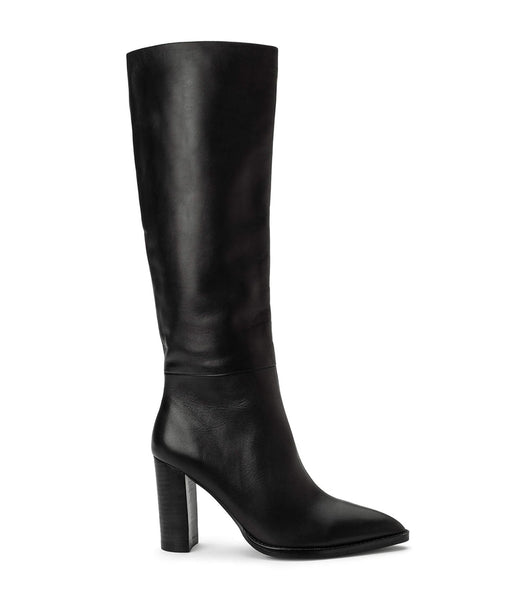 Botas de Tacon Tony Bianco Skyla Black Como 9cm Negras | DCRKV80508