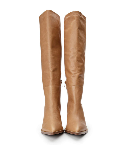 Botas de Tacon Tony Bianco Skyla Caramel Venice 9cm Marrones | CRDFL28211