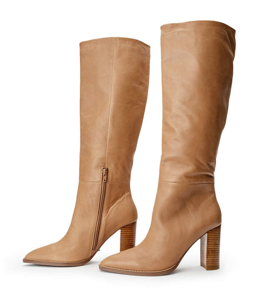 Botas de Tacon Tony Bianco Skyla Caramel Venice 9cm Marrones | CRDFL28211