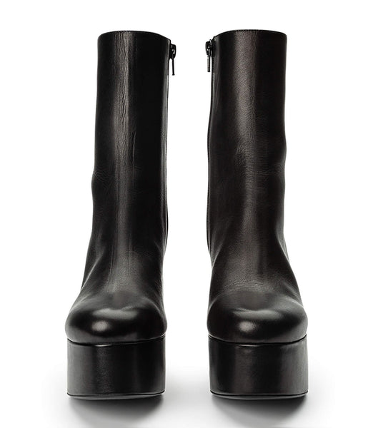 Botas de Tacon Tony Bianco Tyra Black Como 12cm Negras | PCRQX87578