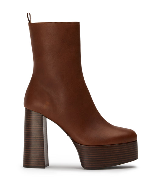 Botas de Tacon Tony Bianco Tyra Cognac 12cm Marrones | ACRWC43918