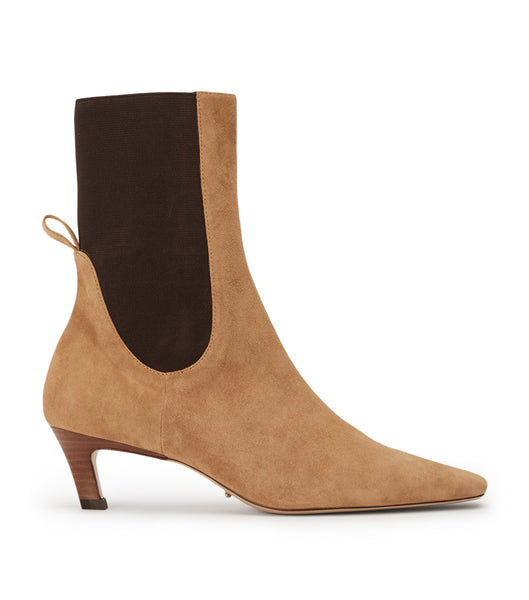 Botas de Tacon Tony Bianco Verona Butterscotch Suede 5cm Marrones | YCRGT34792