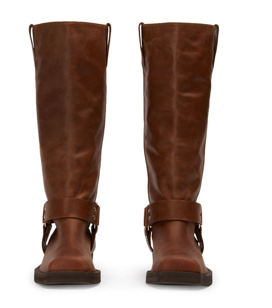 Botas de combate Tony Bianco Biker Cognac 3.5cm Marrones | CRCIF89874