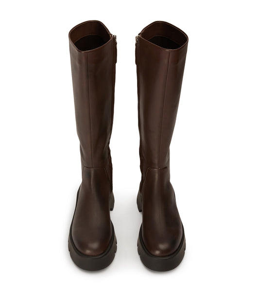 Botas de combate Tony Bianco Rage Choc Como 5.5cm Chocolate | CRZDE12034