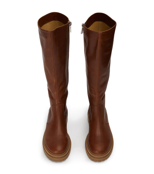 Botas de combate Tony Bianco Wanda Cognac 4.5cm Marrones | CRIIZ36468