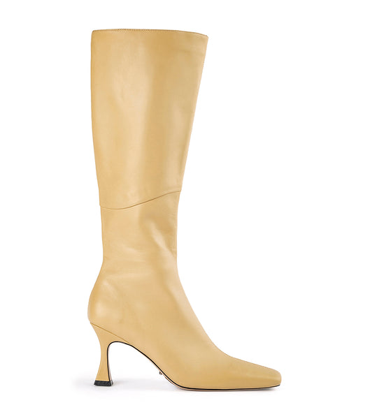 Botas de media pantorrilla Tony Bianco Fantasy Butter Nappa 8cm Amarillo | LCRTR84228