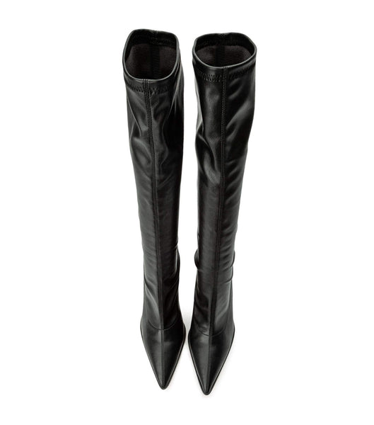 Botas elásticas Tony Bianco Knight Black Venezia 9.5cm Negras | UCRTG76950