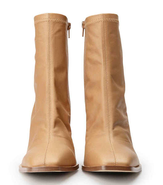 Botas elásticas Tony Bianco Rover Caramel Venice 8.5cm Beige | ECRVG77984