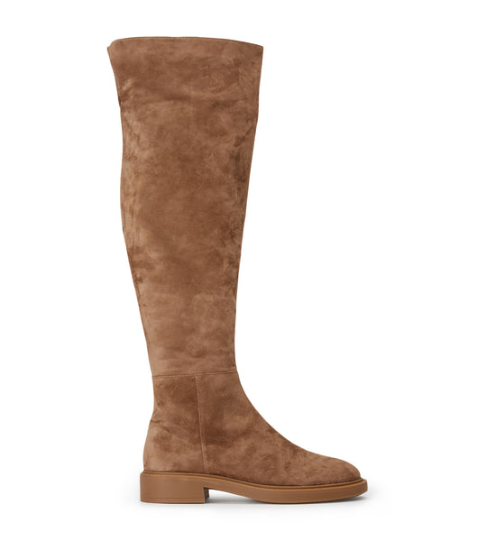 Botas hasta las rodillas Tony Bianco Chasey Saddle Suede 4.5cm Marrones | QCRUV63237