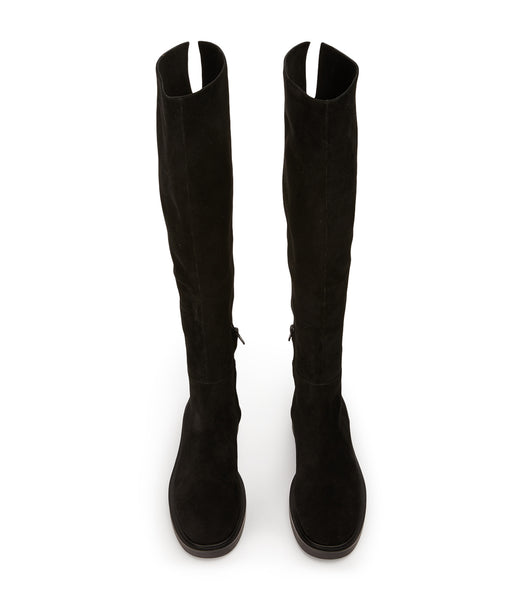 Botas hasta las rodillas Tony Bianco Chasey Black Suede 4.5cm Negras | TCRWZ49388