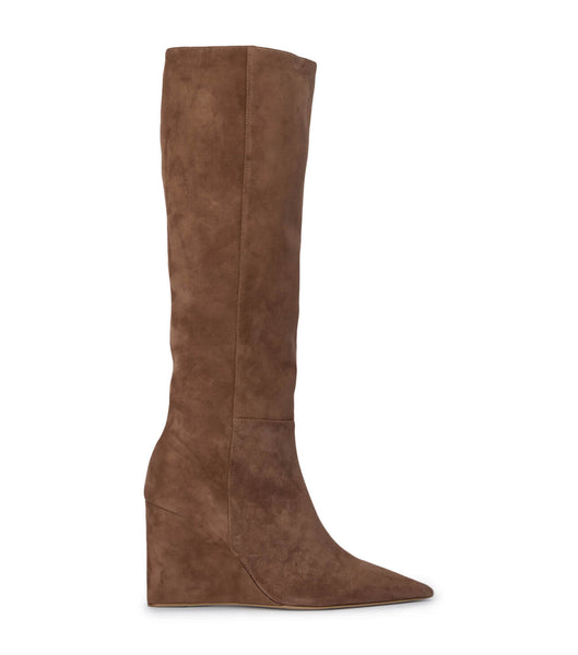 Botas hasta las rodillas Tony Bianco Drake Saddle Suede 9.5cm Marrones | CRIIZ97046