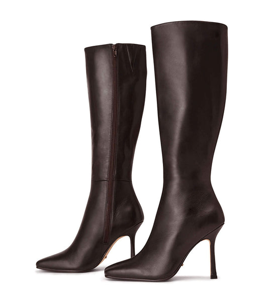 Botas hasta las rodillas Tony Bianco Havana Chocolate Nappa 10.5cm Chocolate | QCRUV85161