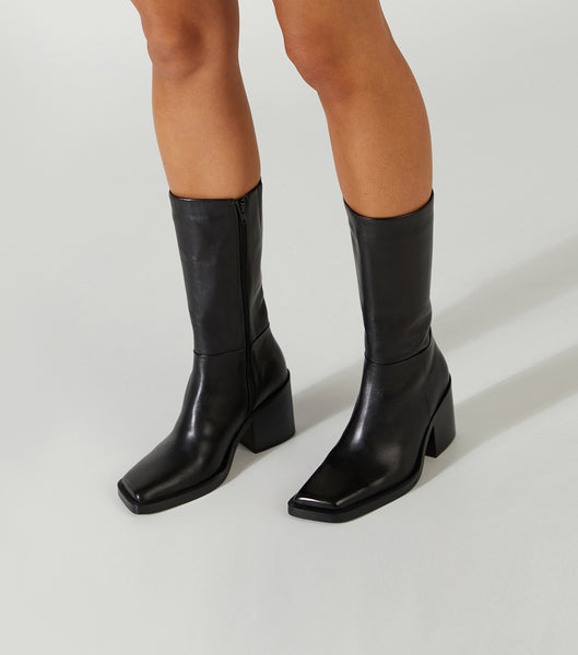 Botas hasta las rodillas Tony Bianco Prestige Black Como 8cm Negras | QCRWA22266