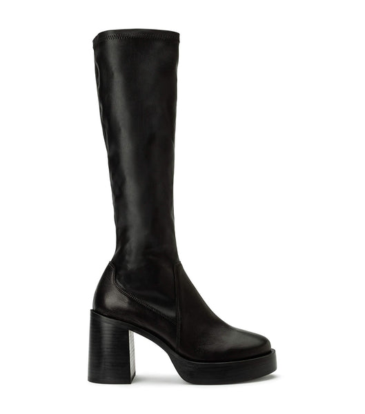 Botas hasta las rodillas Tony Bianco Tibby Black Venice/Black Venezia 9cm Negras | CRCIF56296