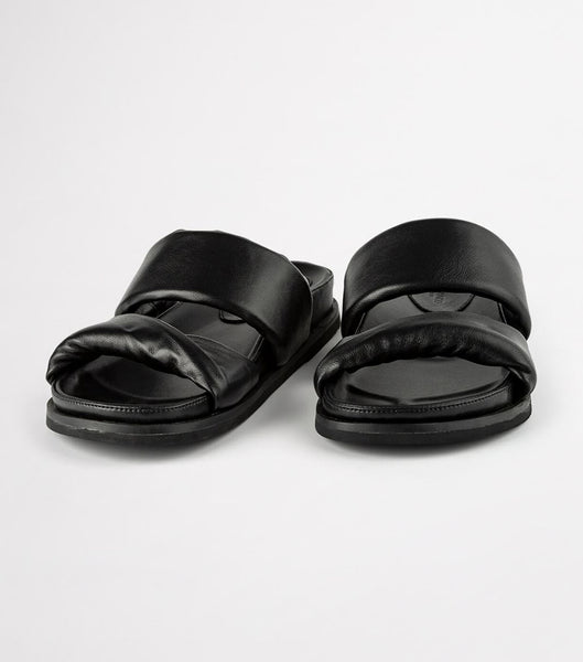 Chanclas Tony Bianco Henry Black Nappa 3.5cm Negras | CRDYB36664