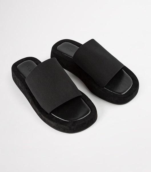 Chanclas Tony Bianco Isabel Black Magic 1.5cm Negras | UCRND58830