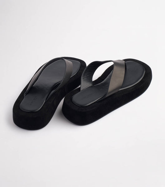 Chanclas Tony Bianco Ives Black Como 3.5cm Negras | ECRHC49655