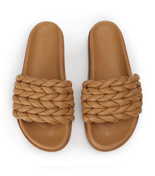 Chanclas Tony Bianco Layton Biscuit Nappa Marrones | CRZPD67241