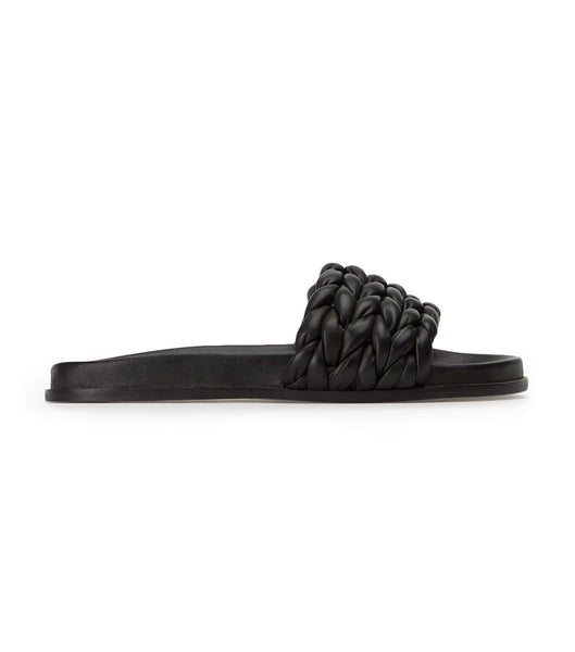 Chanclas Tony Bianco Layton Black Nappa Negras | CRJKU95281