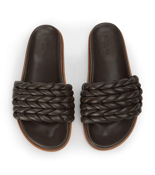 Chanclas Tony Bianco Layton Chocolate Nappa Chocolate | TCRPQ26701