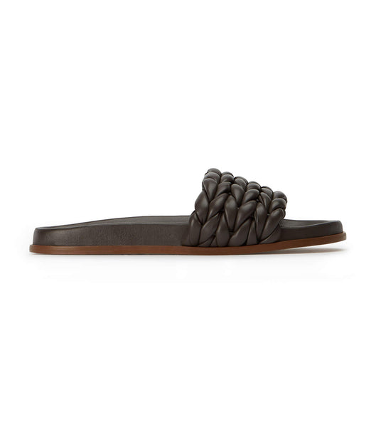 Chanclas Tony Bianco Layton Chocolate Nappa Chocolate | TCRPQ26701