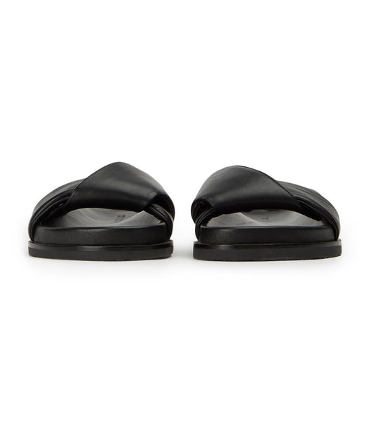 Chanclas Tony Bianco Lora Black Nappa 1.5cm Negras | QCRUV84144